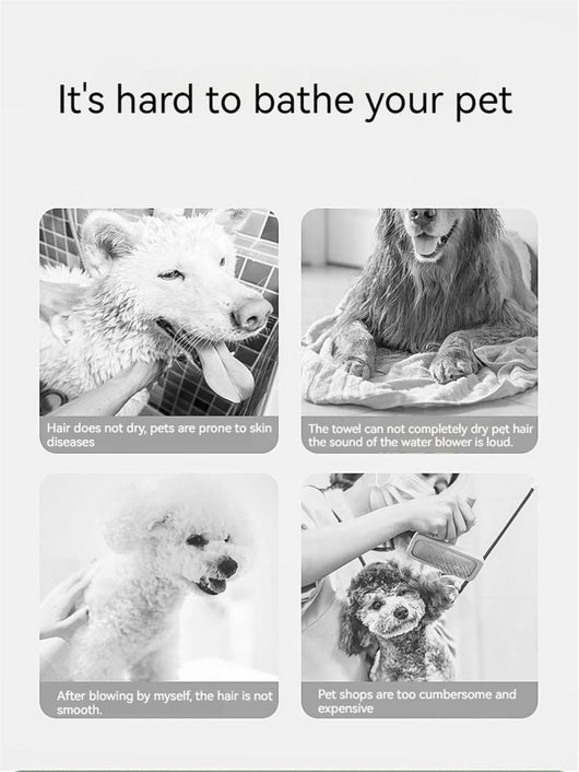 Secador Silencioso para Mascotas con Peine - Grooming Profesional para Perros y Gatos - Image 23