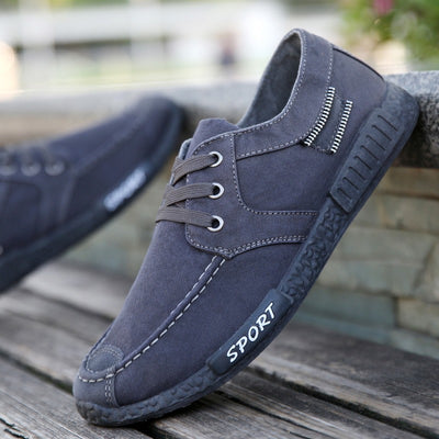 Zapatos de Lona Casual Estilo Coreano para Hombre - Image 9