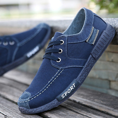 Zapatos de Lona Casual Estilo Coreano para Hombre - Image 12