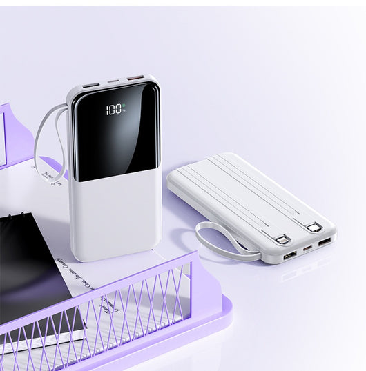 Batería Portátil 20000mAh Ultra Delgada con Cable Integrado - Image 31