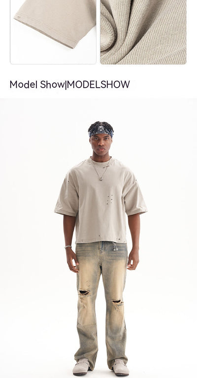 Camiseta Suelta Retro Crop para Hombre - Image 19
