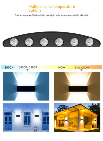 Lámpara LED Doble Exterior Impermeable para Patio y Jardín - Image 31
