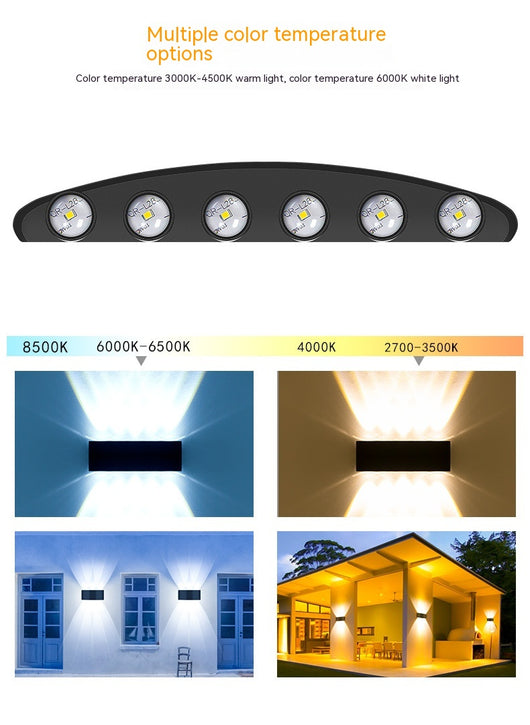 Lámpara LED Doble Exterior Impermeable para Patio y Jardín - Image 31
