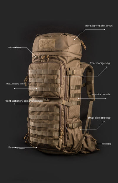 Mochila Táctica Camuflaje Unisex para Aventuras - Image 5