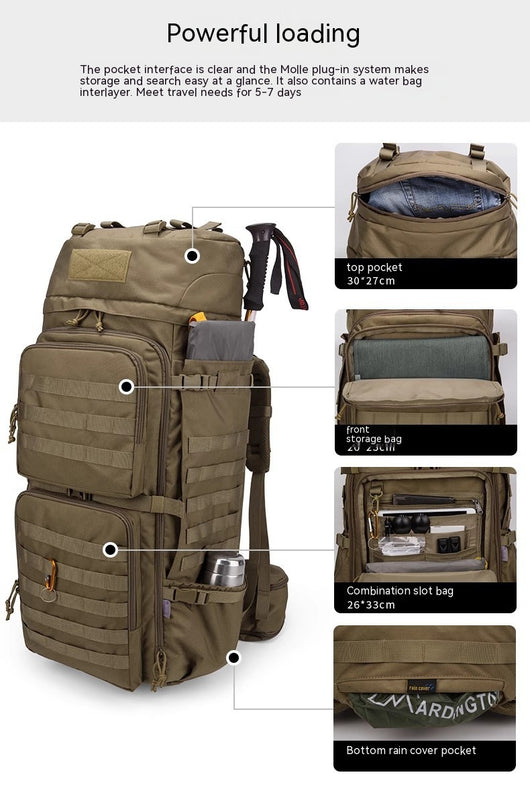 Mochila Táctica Camuflaje Unisex para Aventuras - Image 12