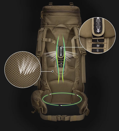 Mochila Táctica Camuflaje Unisex para Aventuras - Image 14