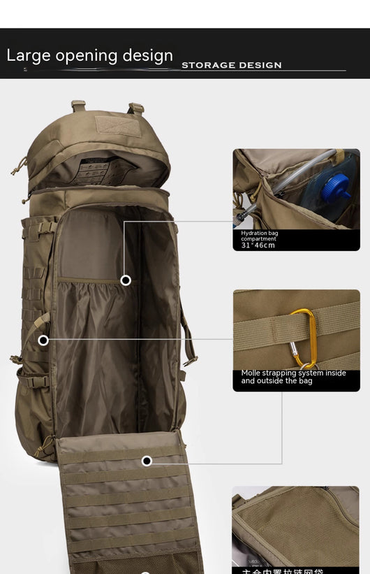 Mochila Táctica Camuflaje Unisex para Aventuras - Image 22