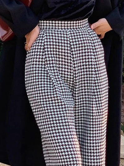 Pantalones Casuales Anchos de Tiro Alto con Efecto Adelgazante - Image 19