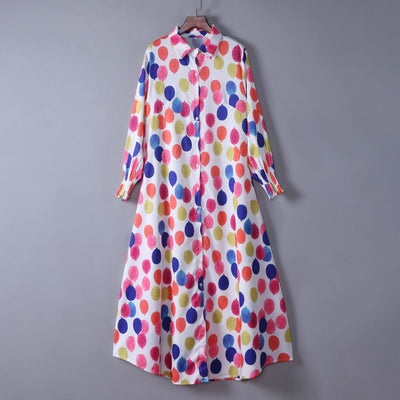 Vestido Elegante con Estampado de Moda y Mangas Largas - Image 35