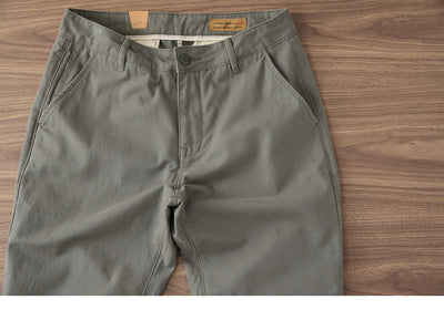 Pantalones Casuales de Algodón Twill para Hombre - Corte Recto y Cómodo - Image 34