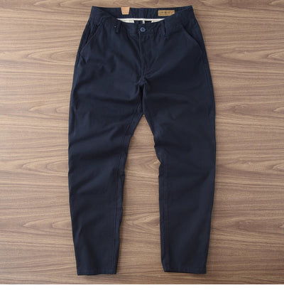 Pantalones Casuales de Algodón Twill para Hombre - Corte Recto y Cómodo - Image 37