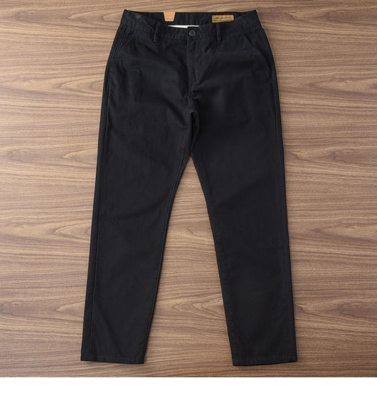 Pantalones Casuales de Algodón Twill para Hombre - Corte Recto y Cómodo - Image 39