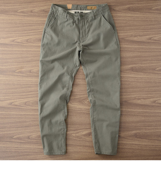 Pantalones Casuales de Algodón Twill para Hombre - Corte Recto y Cómodo - Image 45