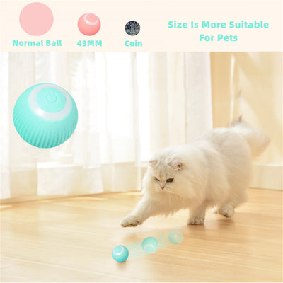 Pelota Inteligente Giratoria Automática para Gatos - Juguete Interactivo con Gravedad - Image 7
