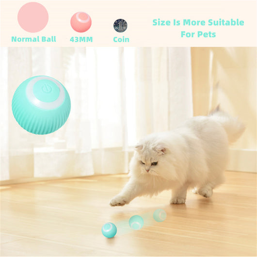 Pelota Inteligente Giratoria Automática para Gatos - Juguete Interactivo con Gravedad - Image 7