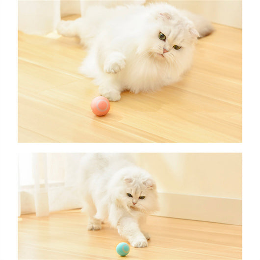 Pelota Inteligente Giratoria Automática para Gatos - Juguete Interactivo con Gravedad - Image 8