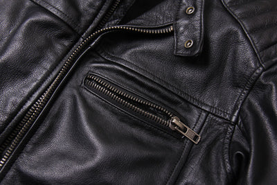 Chaqueta de Cuero Slim Fit con Cuello Alto para Hombre - Diseño Moderno y Trendy - Image 41