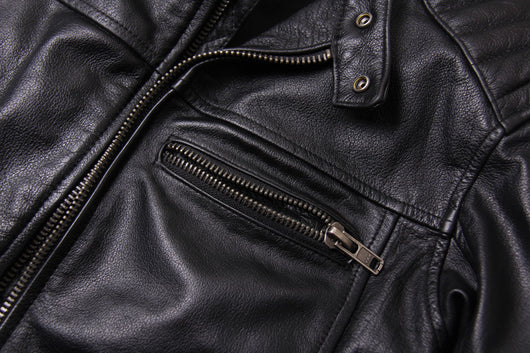 Chaqueta de Cuero Slim Fit con Cuello Alto para Hombre - Diseño Moderno y Trendy - Image 41
