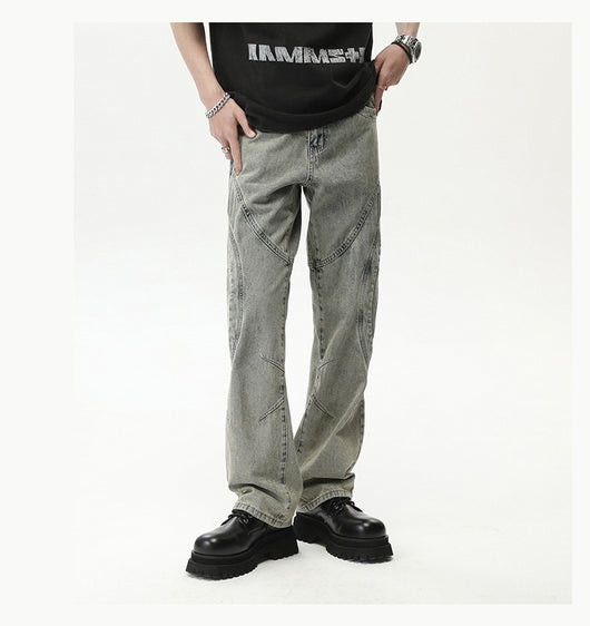 Jeans Rectos Holgados Resistentes para Hombre sin Elastano - Image 24