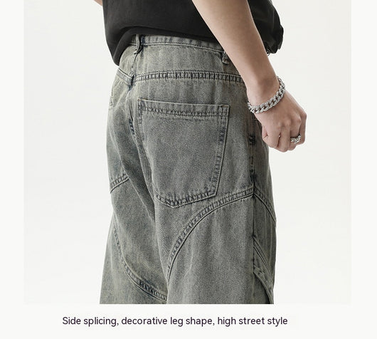 Jeans Rectos Holgados Resistentes para Hombre sin Elastano - Image 30
