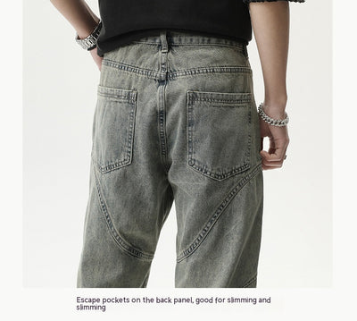 Jeans Rectos Holgados Resistentes para Hombre sin Elastano - Image 31