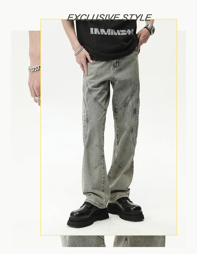 Jeans Rectos Holgados Resistentes para Hombre sin Elastano - Image 34