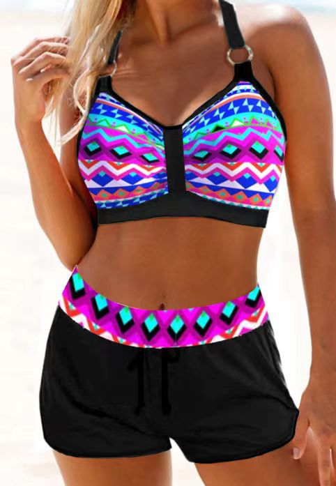 Bikini Estampado con Abertura Lateral para Mujer - Image 17