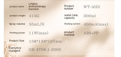 Difusor Ultrasónico de Aromas y Aceites Esenciales - Image 18