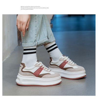 Zapatos Blancos Retro con Tacón Oculto y Suela Reforzada - Image 16