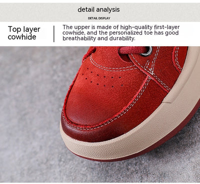 Zapatos de Cuero Genuino Estilo Británico con Plataforma y Cordones - Image 20