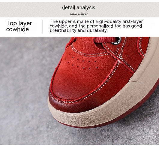 Zapatos de Cuero Genuino Estilo Británico con Plataforma y Cordones - Image 20