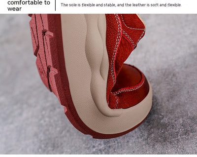 Zapatos de Cuero Genuino Estilo Británico con Plataforma y Cordones - Image 30