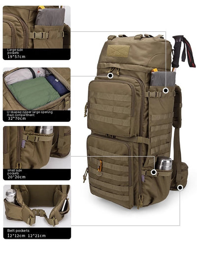 Mochila Táctica Camuflaje Unisex para Aventuras - Image 29