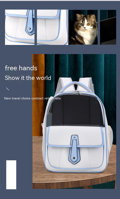 Mochila Transportadora para Gatos - Diseño Elegante y Portátil - Image 11