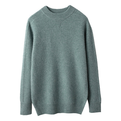 Suéter de Cachemira con Patrón Rombo para Hombre - Invierno - Image 19