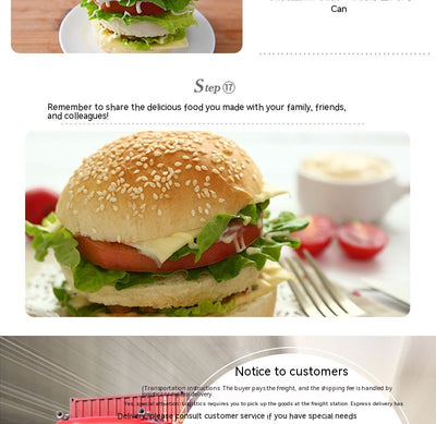 Molde Antiadherente para Tartas de Queso y Hamburguesas - Image 9