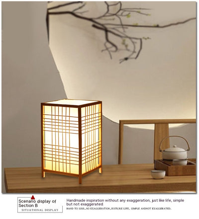 Lámpara Mesita de Noche Estilo Nórdico en Madera Maciza - Image 11