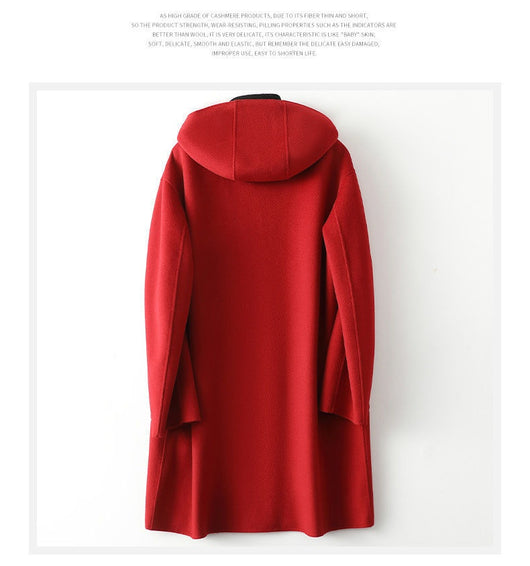 Abrigo de Lana para Mujer Elegante con Bolsillos Grandes y Corte Holgado - Image 21