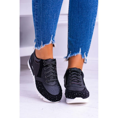 Zapatillas Deportivas Plus Size con Detalles Brillantes para Mujer - Image 13