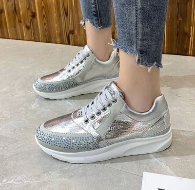Zapatillas Deportivas Plus Size con Detalles Brillantes para Mujer - Image 17