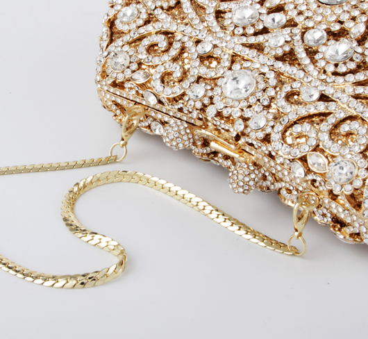 Bolso de Noche con Cristales Brillantes - Image 12
