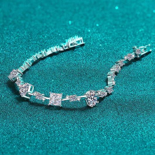 Pulsera de Plata Esterlina con Moissanita para Mujer - Image 12
