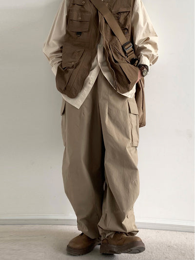Pantalones de Trabajo Retro Estilo Japonés Sueltos y Anchos - Image 17