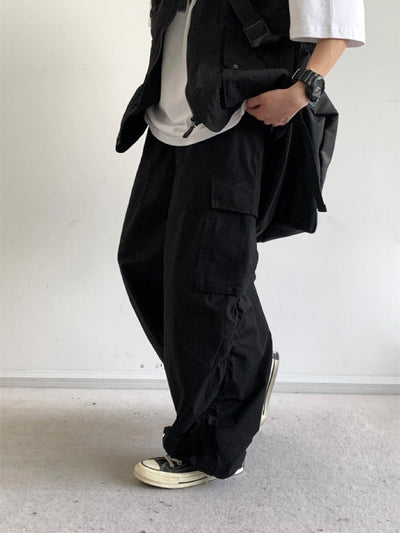 Pantalones de Trabajo Retro Estilo Japonés Sueltos y Anchos - Image 19