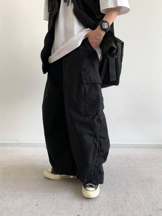 Pantalones de Trabajo Retro Estilo Japonés Sueltos y Anchos - Image 23