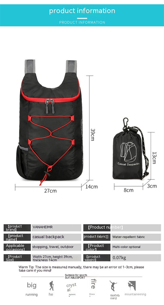 Mochila Impermeable de Gran Capacidad para Ciclismo, Senderismo y Viajes - Image 31