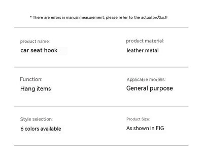 Gancho Multifuncional Dorado para Respaldo de Asiento de Auto - Image 21