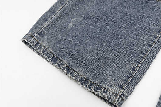 Pantalones Vaqueros Rotos Oversized de Pierna Recta Ancha para Mujer - Image 31