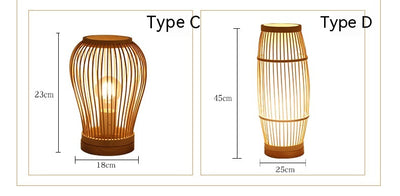 Lámpara Mesita de Noche Estilo Nórdico en Madera Maciza - Image 33