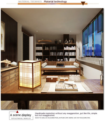 Lámpara Mesita de Noche Estilo Nórdico en Madera Maciza - Image 34